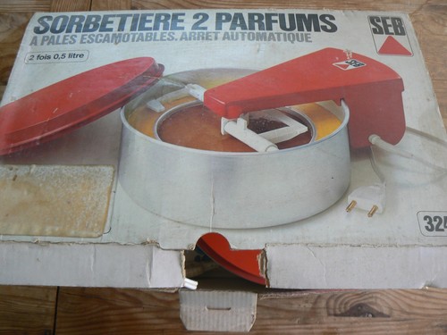 Sorbetière seb parfums - sorbetière,