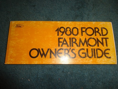 Ford fairmont manuel - ford,