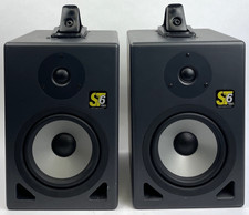 PAIR of KRK ST6 Passive Studio Monitors 2-Way 100W 8-Ohm Speakers w OMNI MOUNT