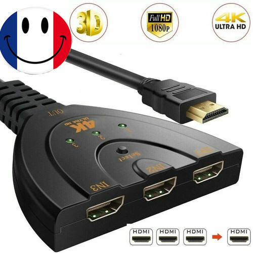Commutateur hdmi ports - commutateur, 3