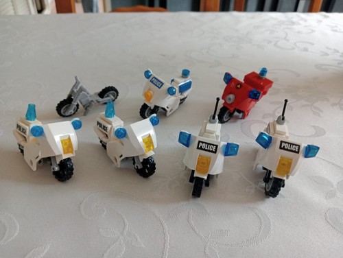 Lego lot moto - 6, police