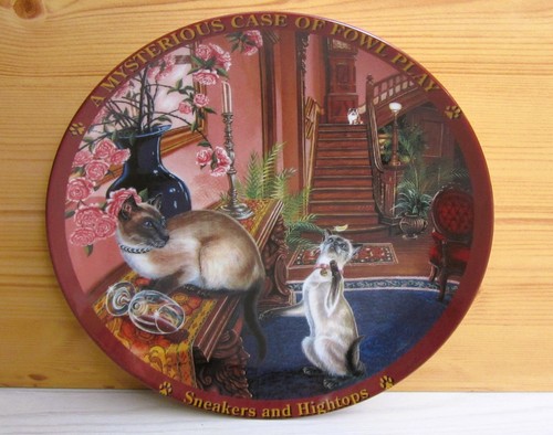 Assiette chats siamois - assiette,