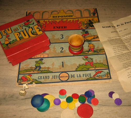 Grand jeu puce ancien - jeu,