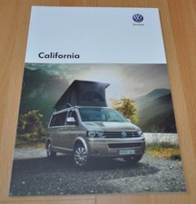 2013 Volkswagen T5 California Bus Brochure Prospekt RU