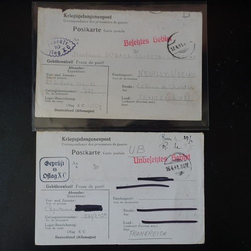 Ww2 lettres prisonnier de - 2,