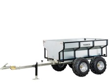 Remorque double essieux 4 roues 1000kg benne galvanisée AHR1050B