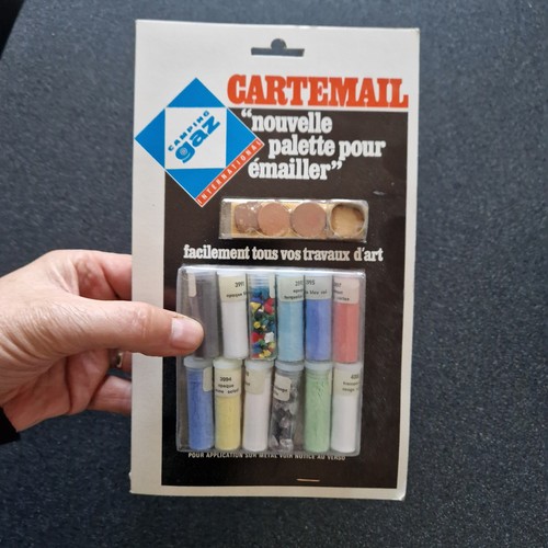 Carte émail pourfour - pourfour, à