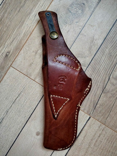 Etui cuir marron holster gil