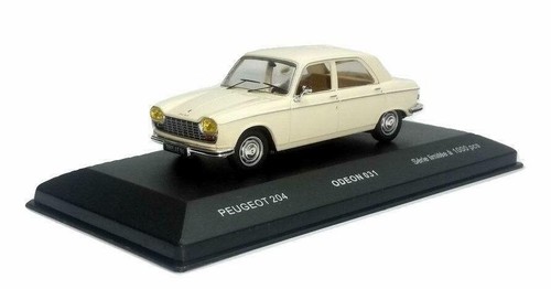 Peugeot 204 berline blanche - peugeot,