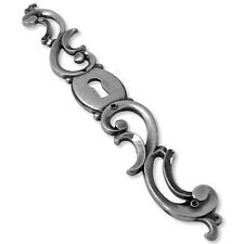 191mm Vintage Rustic Antique Silver Right Rooster Key Entry Antique Furniture