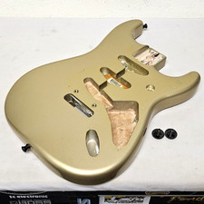2011 Fender 50's Classic Player Stratocaster Body Shoreline Gold Strat Guitar