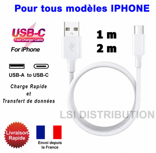 Cable pour iphone usb - iphone, charge