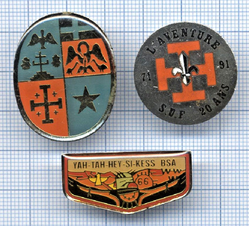 Lot pin scouting blasons - pin's,