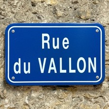 Plaque de Rue en Tôle