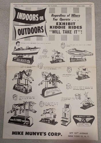Mike munves kiddie rides - munves,