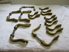 Lot of 20 Antique Louis Style 15 Bronze Door Handles