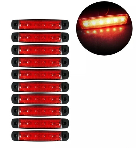 10x 12v leds rouges - 10x, 6