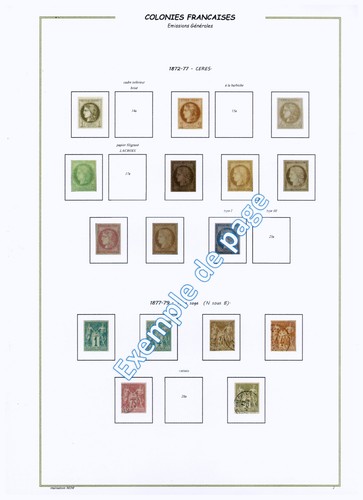 Album timbres imprimer - à,