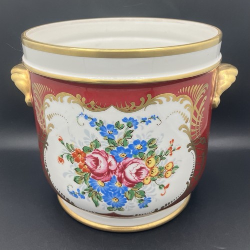 Cache pot porcelaine - en,