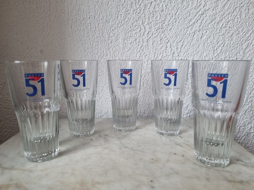 Lot verres momie pastis 51 - lot,