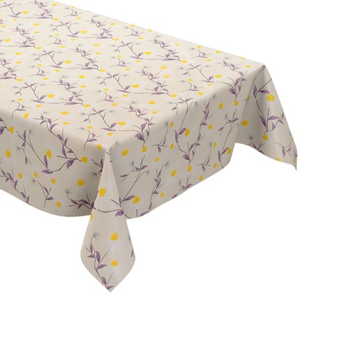 Nappe toile cirée beige - en,