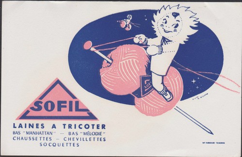 Antique advertising blotter - antique,
