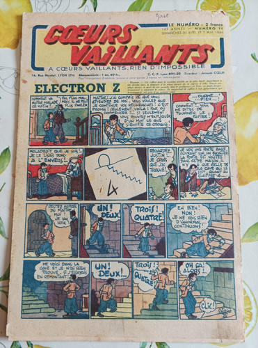 1944 coeurs vaillants 11 - coeurs, n°11