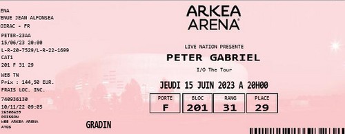 Places concert peter gabriel - concert,