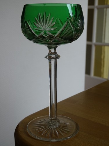 Ancien verre vin rouge - a,