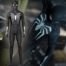 Costume de Cosplay Spider Man Venom, body Zentai, masque d'halloween noir