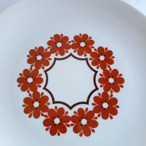 Lot assiettes à - 6,
