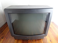 Sony Trinitron 13" CRT TV KV-13TR28 Retro Gaming 1994 Vintage Tested No Remote