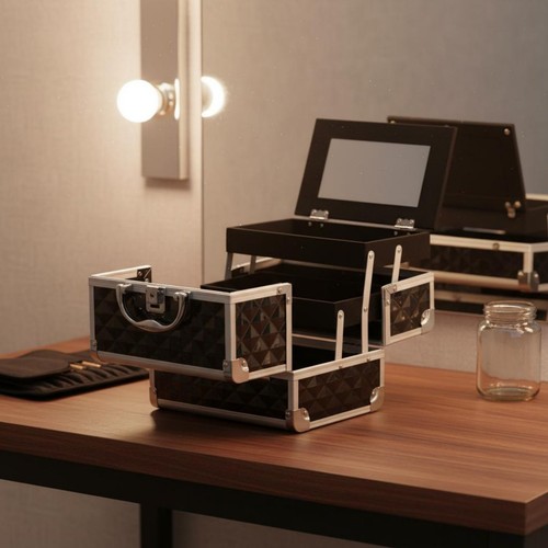Valise maquillage miroir grand - valise,