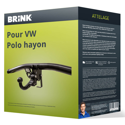 Attelage pour polo hayon - attelage,