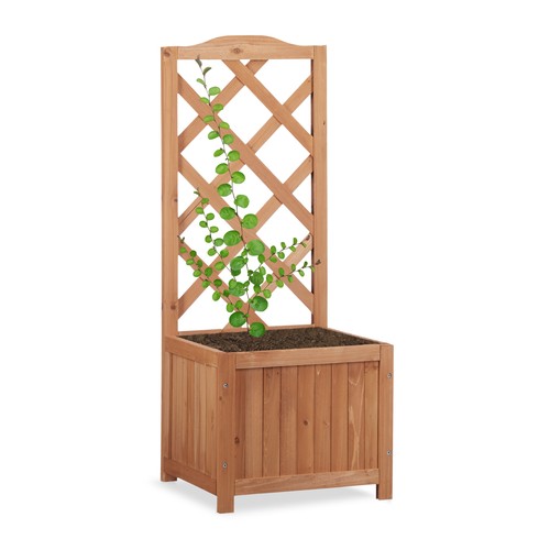 Jardinière avec treillis