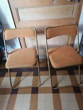 Lot de 2 chaises style lafuma