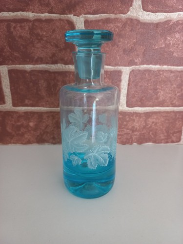 Flacon verre bleu - flacon,