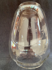 GLOBE EN VERRE POUR LAMPE TEMPETE ESTAMPILLEE" VG LYON"
