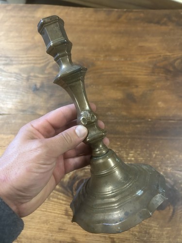 Bougeoir bronze doré louis - bougeoir,