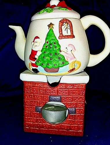 Porcelain chimney tea - porcelain, light