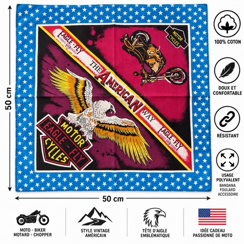 Bandana foulard moto - moto, biker