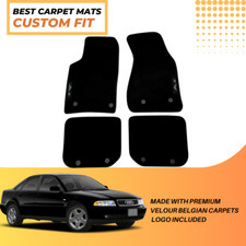 Car Floor Mats Carpet For Audi A4 1995-2001 Waterproof Velour Rugs Auto Liners