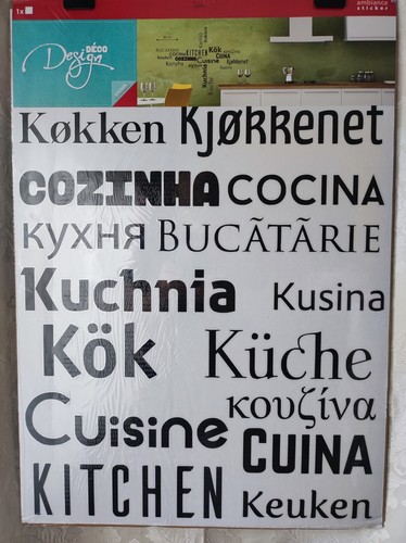 Autocollant sticker cuisine - autocollant,