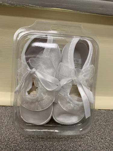 White baptismal shoes - from, tip