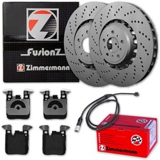 ZIMMERMANN Disques + Revêtements Arrière Convient pour BMW M2 F87 M3 F80 M4 F82
