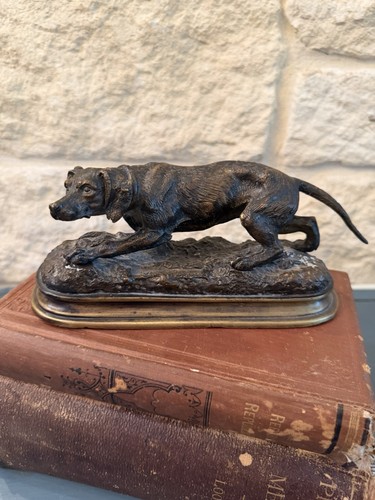 Mongmiey bronze dog pointer - bronze,