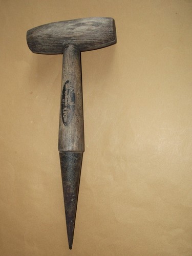 Plantoir ancien bois et - ancien,