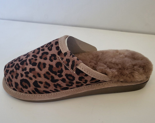 Vanuba mules cuir léopard - vanuba,