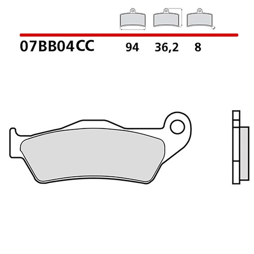Kit plaquettes frein - de,