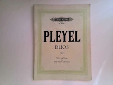 Duos Op.8 for Violin and Piano or 2 Violins and Piano. - Ignaz Pleyel - Undated 